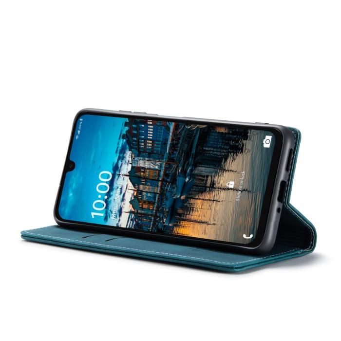 Bild 3, CASEME CASEME Galaxy A16/A26 5G Fodral Flip Retro Läder Blå - Teknikhallen.se
