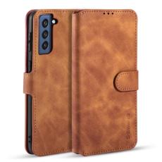 DG.MING DG.MING Samsung Galaxy S21 FE Fodral Retro L&auml;der Brun - Teknikhallen.se