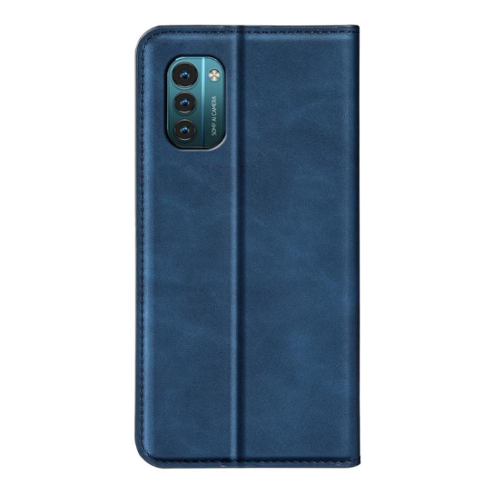 Bild 3,  Nokia G11 / G21 Fodral Flip Skin Touch Blå - Teknikhallen.se