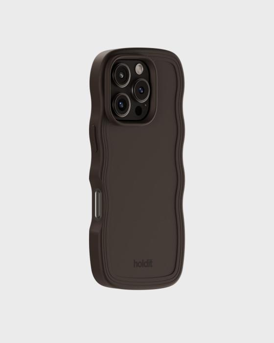 Bild 2, holdit holdit iPhone 16 Pro Skal Wavy Chocolate - Teknikhallen.se