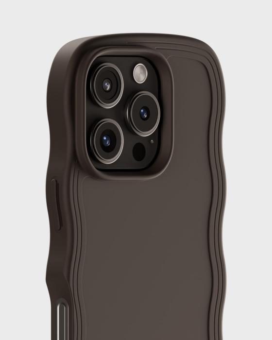 Bild 3, holdit holdit iPhone 16 Pro Skal Wavy Chocolate - Teknikhallen.se