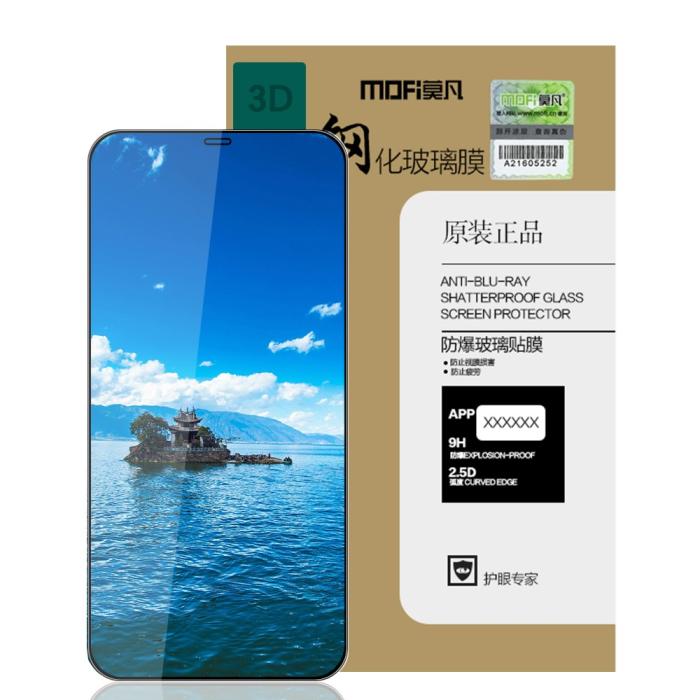Bild 5, MOFI iPhone 12 / 12 Pro - MOFI 3D Heltäckande Skärmskydd - Teknikhallen.se