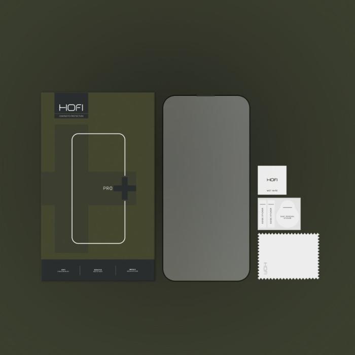 Bild 4, HOFI HOFI iPhone 14 Pro Max Skärmskydd Pro+ Härdat Glas Svart - Teknikhallen.se