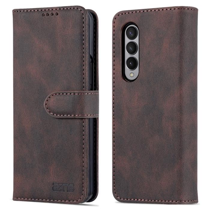 Bild 2, AZNS AZNS Galaxy Z Fold 3 Fodral Skin Touch Brun - Teknikhallen.se