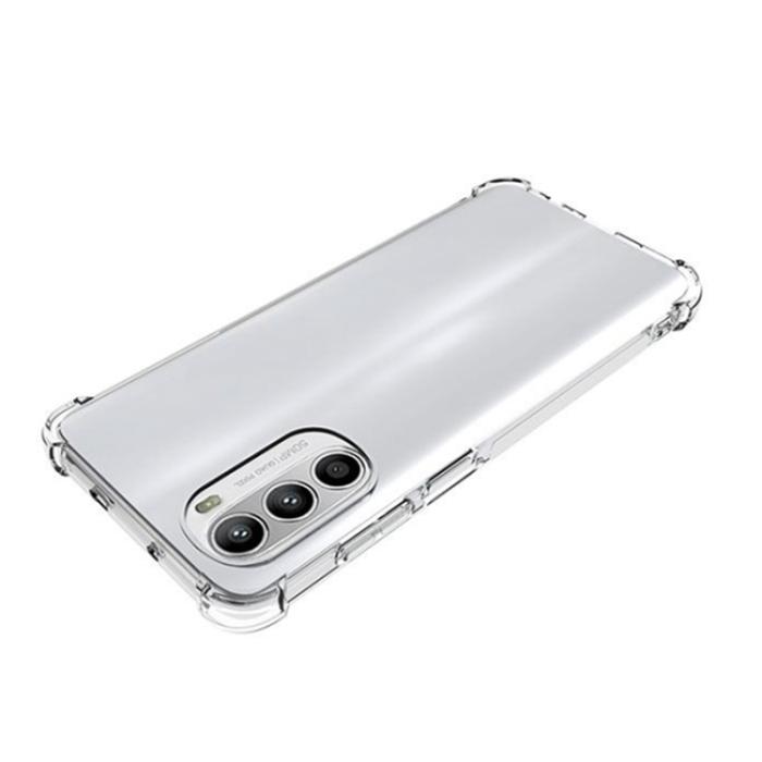 Bild 3,  Motorola Moto G52/G82 Skal Shockproof TPU Transparent - Teknikhallen.se