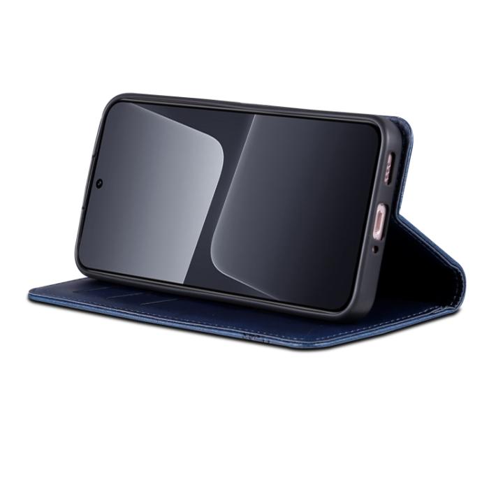 Bild 5, AZNS AZNS Xiaomi 13 5G Fodral Flip Läder Blå - Teknikhallen.se
