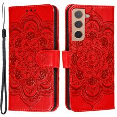  Samsung Galaxy S22 Plus Fodral Mandala Flower R&ouml;d - Teknikhallen.se