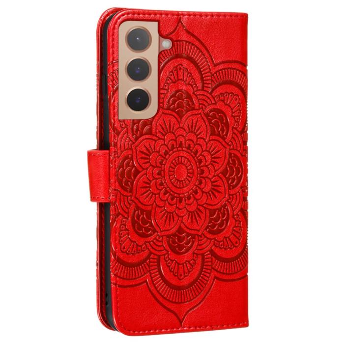 Bild 3,  Samsung Galaxy S22 Plus Fodral Mandala Flower Röd - Teknikhallen.se