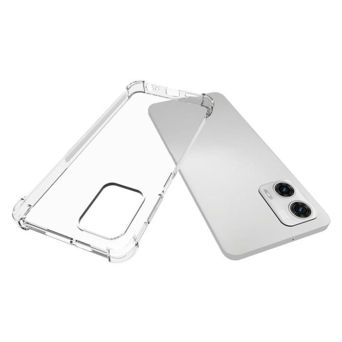 Bild 4,  Motorola Moto G73 5G Skal Shockproof TPU Transparent - Teknikhallen.se