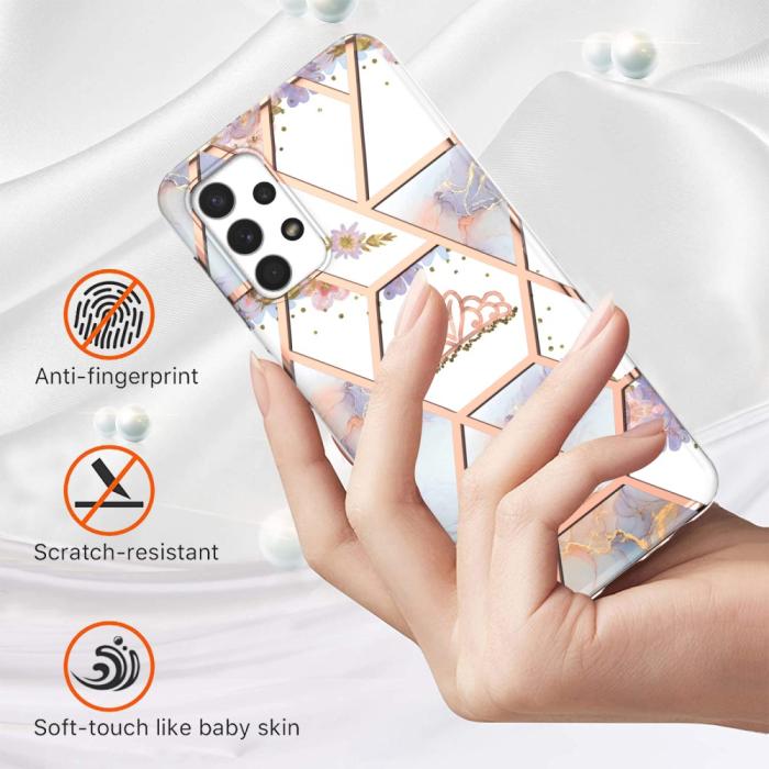 Bild 2,  Samsung Galaxy A23 5G Skal Marmor Crown - Teknikhallen.se