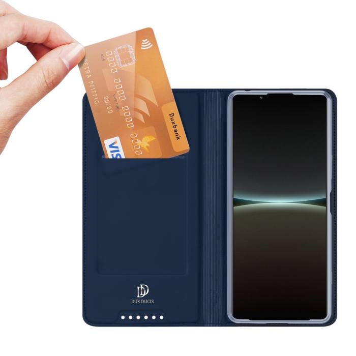 Bild 2, DUX DUCIS DUX DUCIS Sony Xperia 5 IV Fodral Skin Pro Blå - Teknikhallen.se