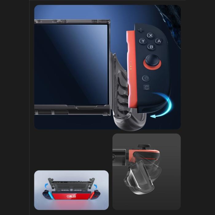Bild 3, Supcase Supcase Nintendo Switch 2 Skal Crystal Case Frost Black - Teknikhallen.se