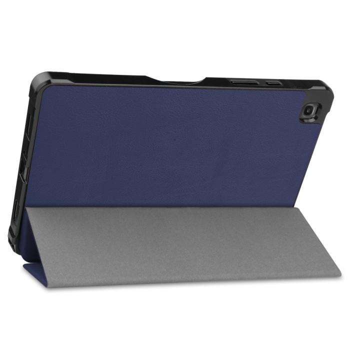 Bild 4,  Samsung Galaxy Tab A7 10.4 Fodral Shockproof Tri-Fold Mörk Blå - Teknikhallen.se