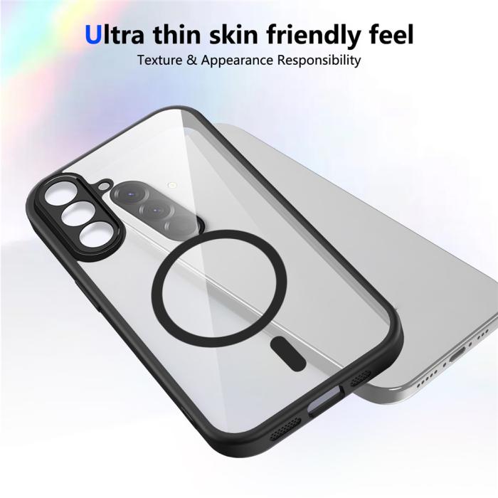 Bild 2,  Samsung Galaxy A27 5G Skal TPU Magsafe Svart/Transparent - Teknikhallen.se