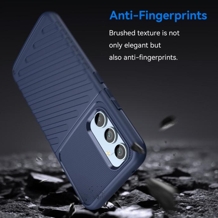 Bild 3,  Samsung Galaxy A54 5G Skal Twill Textur Blå - Teknikhallen.se