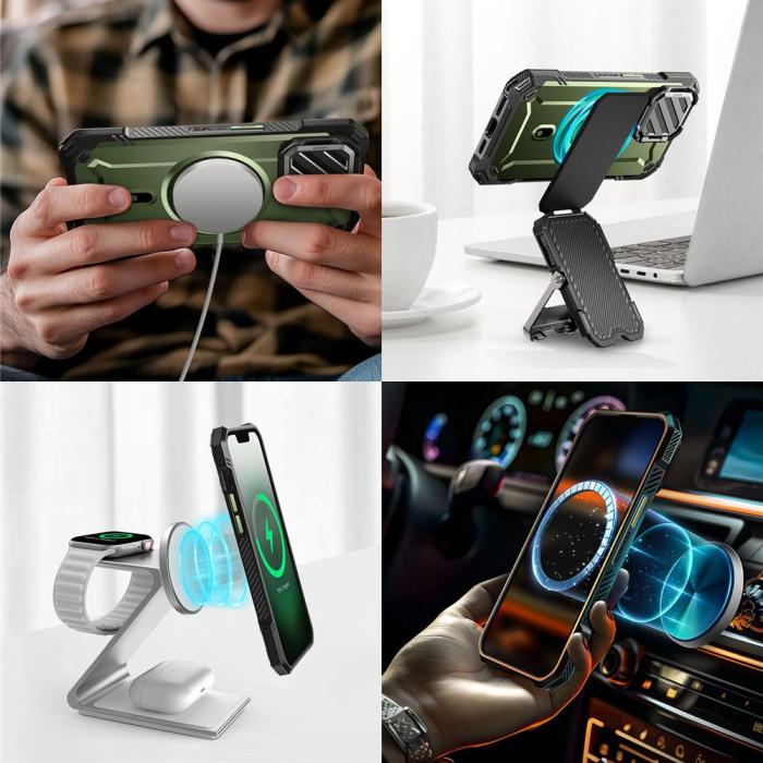 Bild 5, Supcase Supcase iPhone 17e / 16e Skal MagSafe UB XT Guldan - Teknikhallen.se