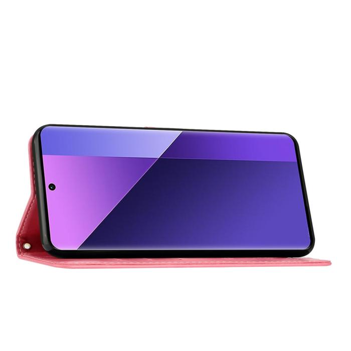 Bild 3,  Sony Xperia 10 VII Fodral Med Blommigt Tryck Rosa - Teknikhallen.se