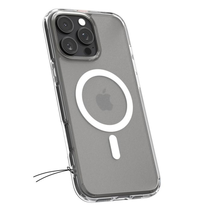 Bild 3, Spigen Spigen iPhone 16 Pro Skal MagSafe Ultra Hybrid Frostad Transparent - Teknikhallen.se