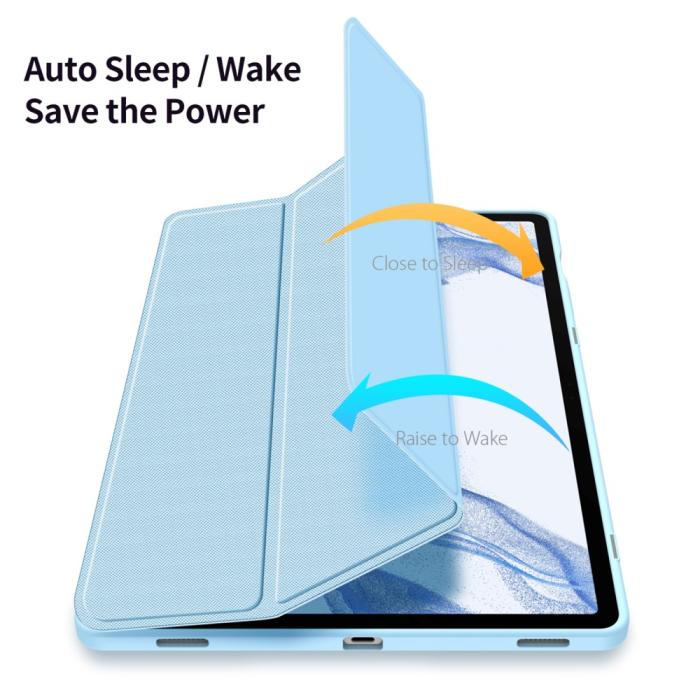 Bild 6, DUX DUCIS DUX DUCIS Galaxy Tab S9 FE Plus Fodral TOBY Hybrid Blå - Teknikhallen.se