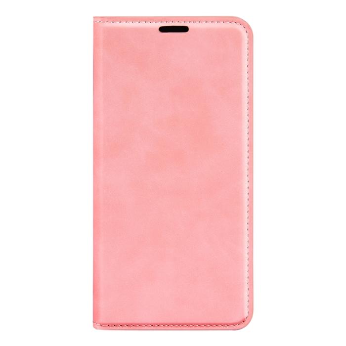 Bild 2,  Nokia G11 / G21 Fodral Flip Skin Touch Rosa - Teknikhallen.se