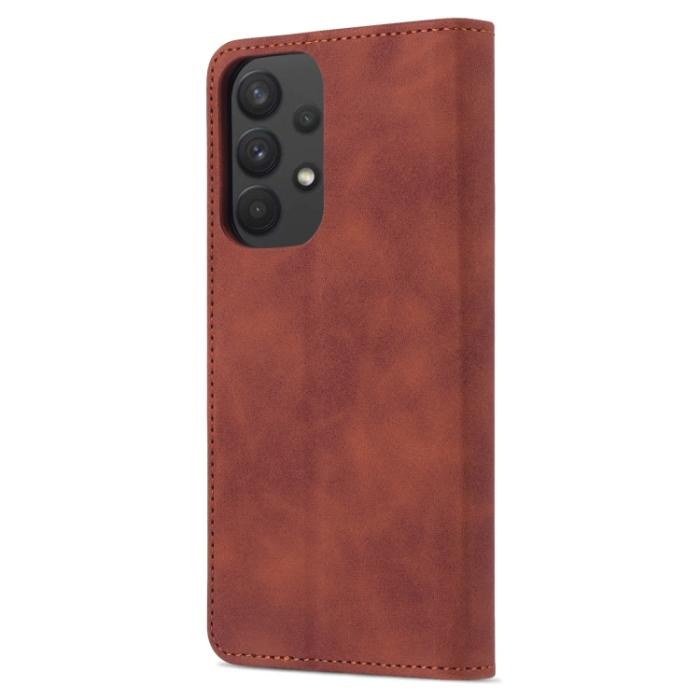 Bild 3, AZNS AZNS Samsung Galaxy A33 5G Fodral Läder Brun - Teknikhallen.se