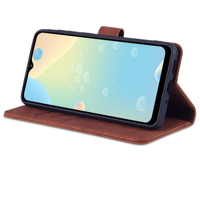 Bild 4, AZNS AZNS Samsung Galaxy A33 5G Fodral Läder Brun - Teknikhallen.se