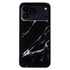 iPhone 17 Pro Skal TPU Marmor Svart - Teknikhallen.se