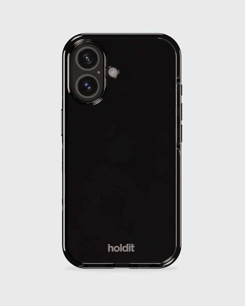 holdit holdit iPhone 16 Mobilskal Seethru Svart - Teknikhallen.se