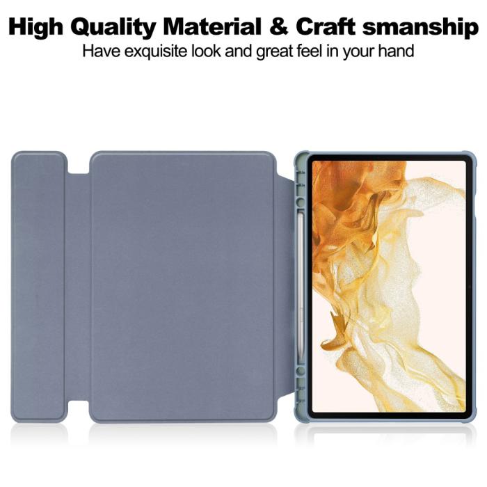 Bild 2,  Galaxy Tab S9 Plus Fodral 360° Rotation Hybrid Lila - Teknikhallen.se