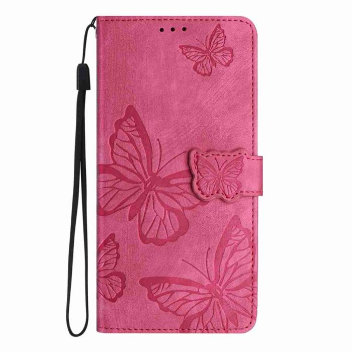 Bild 3,  OnePlus 15 Fodral Med Fjäril Tryck Rosa - Teknikhallen.se