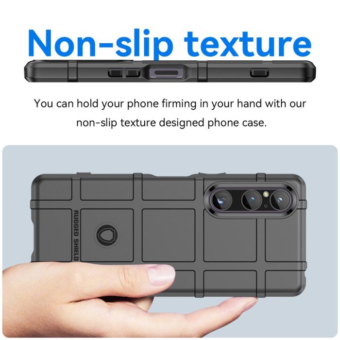 Bild 4,  Sony Xperia 1 V Skal TPU Robust Svart - Teknikhallen.se