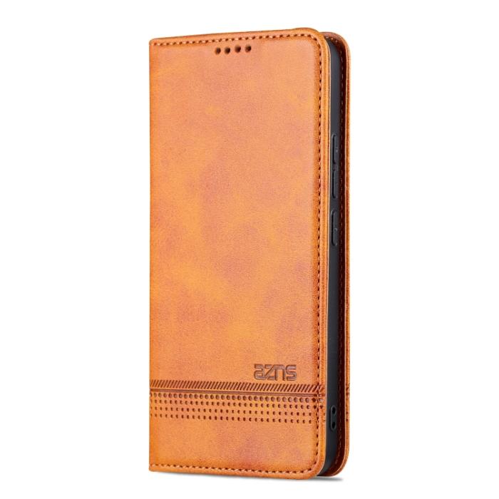Bild 2, AZNS AZNS Xiaomi 13 5G Fodral Flip Läder Ljus Brun - Teknikhallen.se