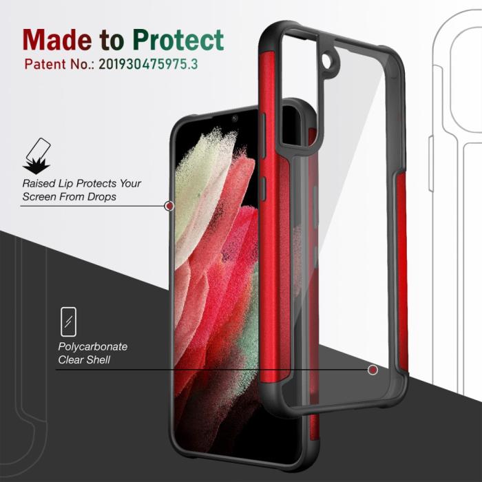 Bild 2,  Samsung Galaxy S22 Plus Skal Hybrid Shockproof Blå - Teknikhallen.se