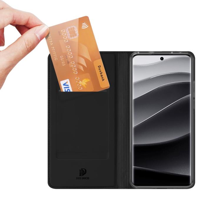 Bild 2, DUX DUCIS DUX DUCIS Xiaomi Redmi Note 14 Pro 5G Fodral Skin Pro Svart - Teknikhallen.se