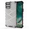  iPhone 12 Pro Max - Armor Honeycomb Textur - Vit - Teknikhallen.se