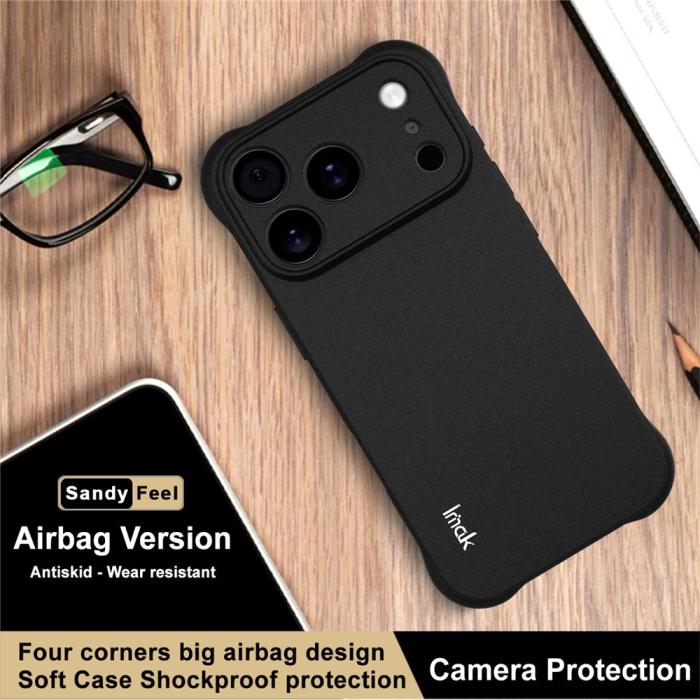 Bild 6, IMAK IMAK iPhone 17 Pro Skal TPU AirBag Shockproof Svart - Teknikhallen.se