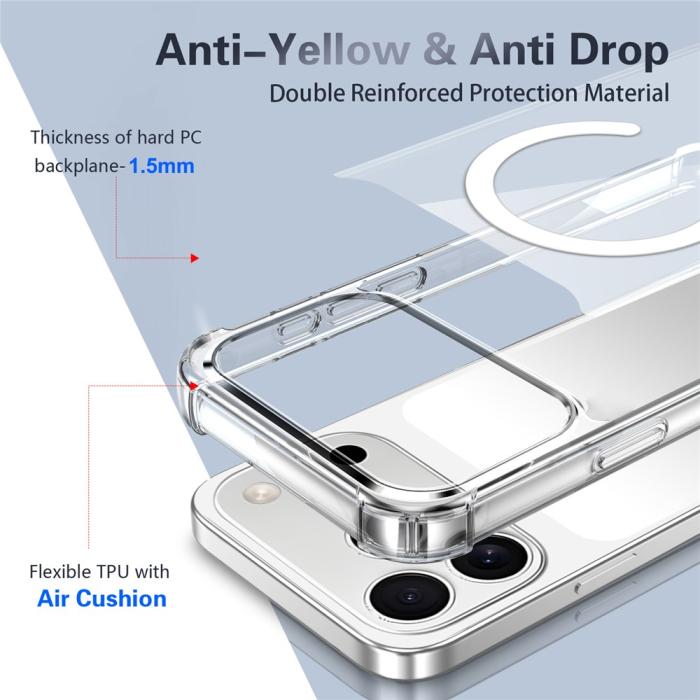 Bild 4,  iPhone 18 Pro Max/17 Pro Max Skal MagSafe Shookproof - Teknikhallen.se