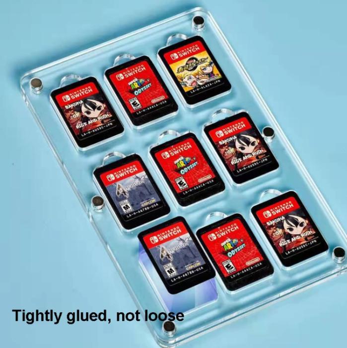 Bild 4,  Magnetisk Förvaringsbox För 9 st Nintendo Switch Spel - Teknikhallen.se