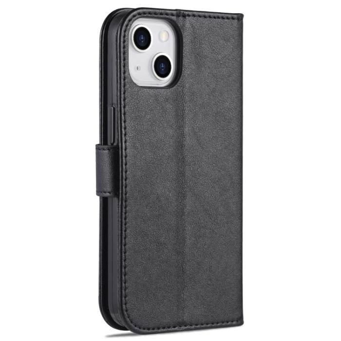 Bild 3, AZNS AZNS iPhone 14 Plus Fodral Läder Svart - Teknikhallen.se