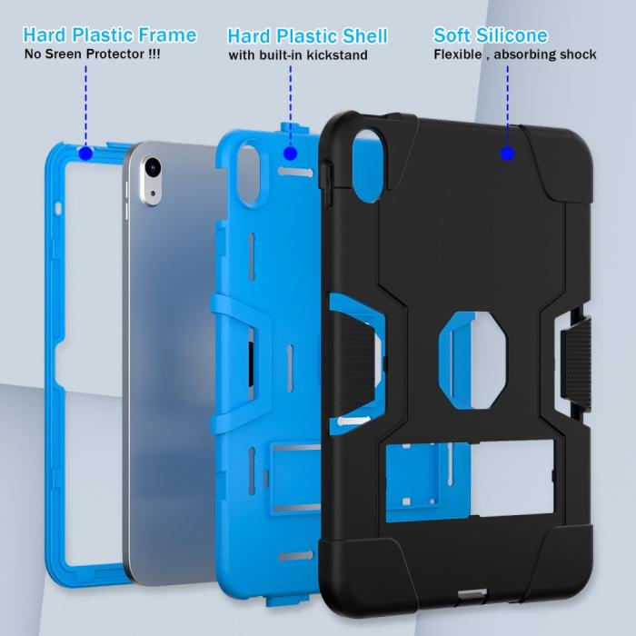 Bild 2,  iPad 11 2025 / 10.9 2022 Shockproof Hybrid Skal Med Kickstand - Teknikhallen.se