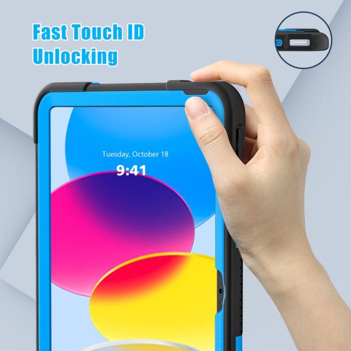 Bild 3,  iPad 11 2025 / 10.9 2022 Shockproof Hybrid Skal Med Kickstand - Teknikhallen.se