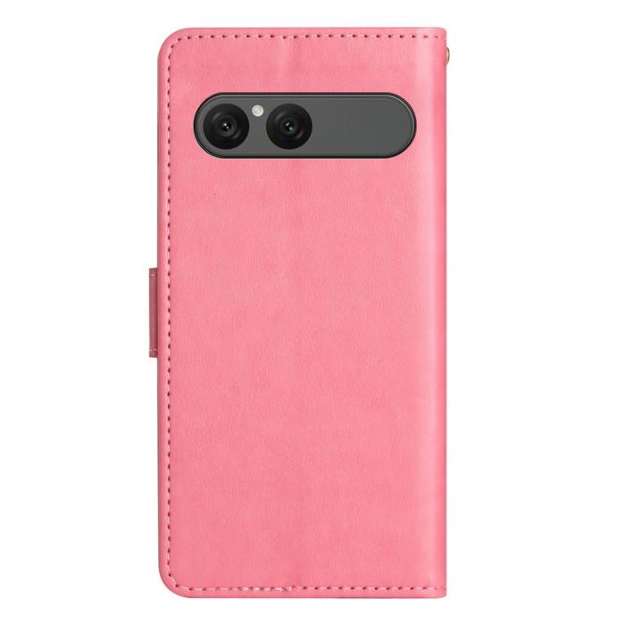 Bild 6,  Sony Xperia 10 VII Fodral Med Blommigt Tryck Rosa - Teknikhallen.se
