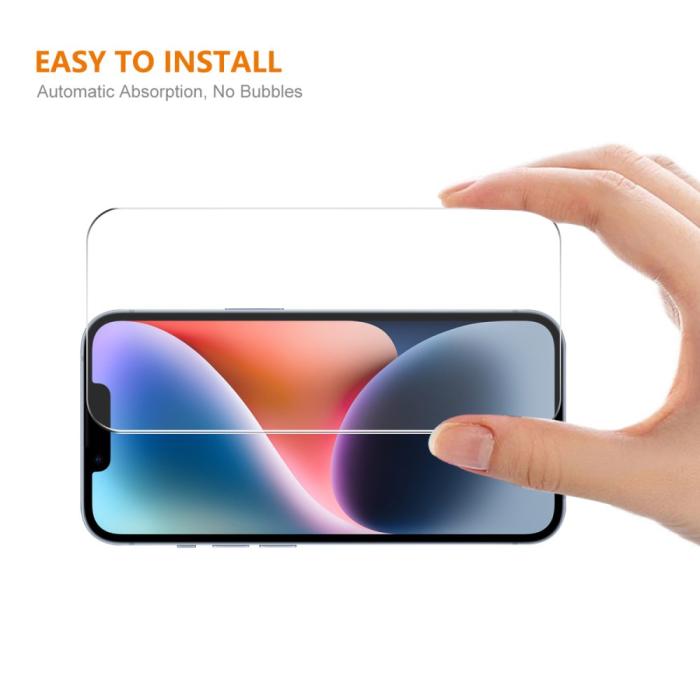 Bild 3, ENKAY ENKAY iPhone 15 2-PACK Skärmskydd Härdat Glas - Teknikhallen.se