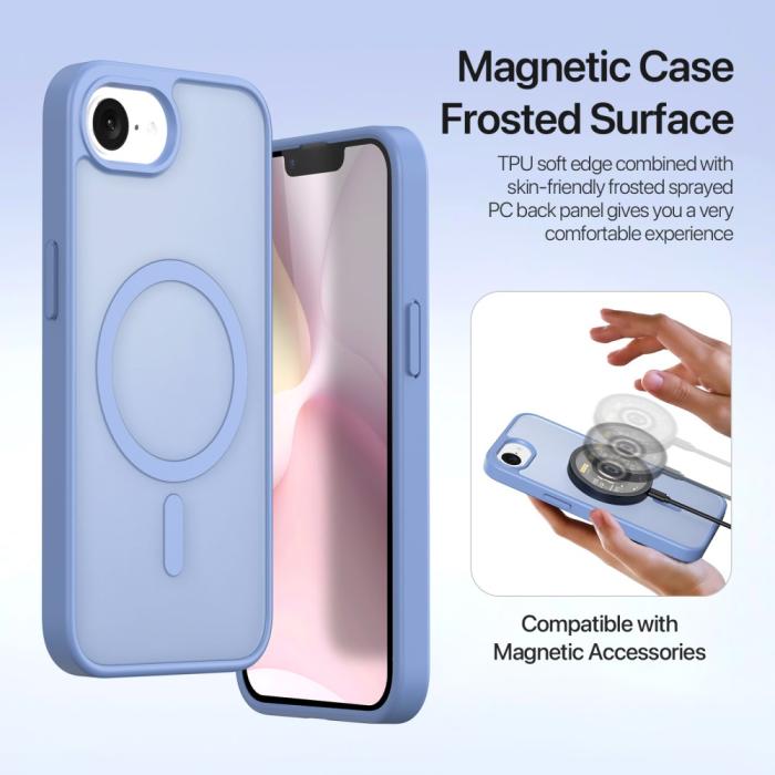 Bild 6, DUX DUCIS DUX DUCIS iPhone 17e / 16e 2in1 Magnet Fodral Lawa Series Blå - Teknikhallen.se