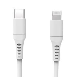 Gear GEAR Laddkabel MFi USB-C till Lightning 3m Vit - Teknikhallen.se