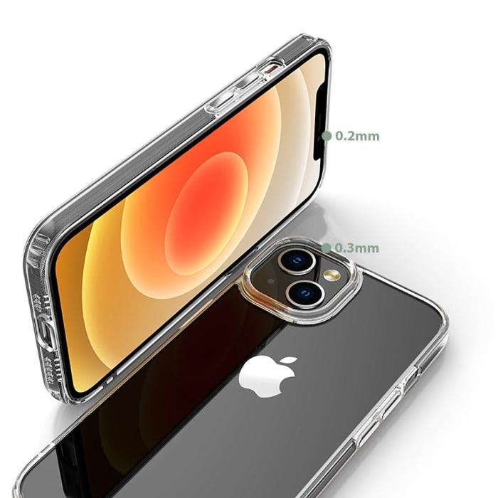 Bild 3, Tech-Protect Tech-Protect iPhone 14 Skal FlexAir Hybrid Transparent - Teknikhallen.se