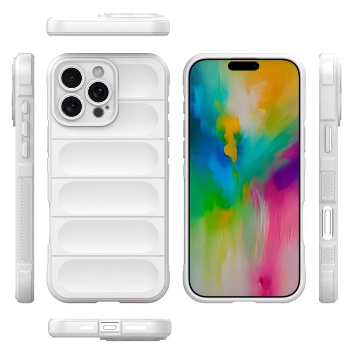 Bild 2,  iPhone 16 Pro Skal Magic Shield Vit - Teknikhallen.se