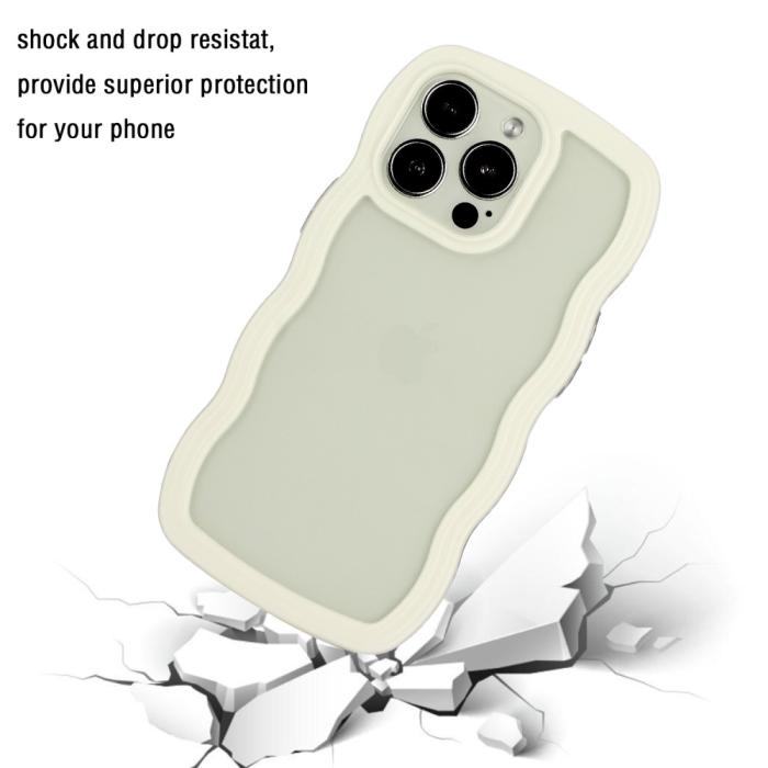 Bild 2,  iPhone 16 Pro Max Skal Wavy Hybrid Vit - Teknikhallen.se