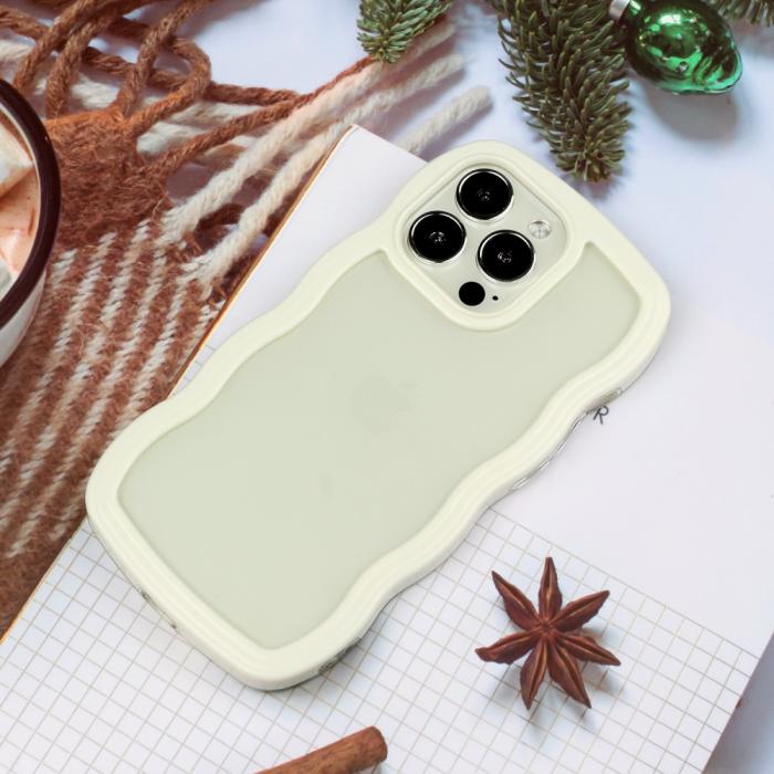 Bild 3,  iPhone 16 Pro Max Skal Wavy Hybrid Vit - Teknikhallen.se