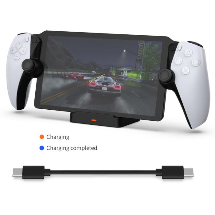 Bild 2, DOBE DOBE Sony Playstation Portal Laddningsställ Svart - Teknikhallen.se